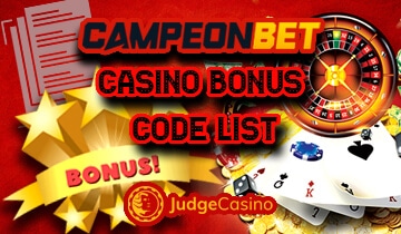 Campeonbet no deposit bonus code